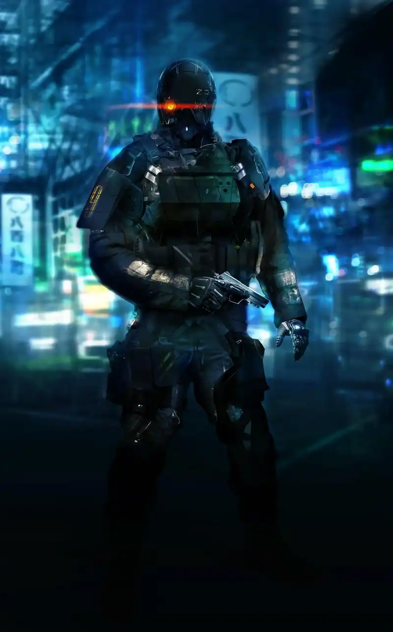 来自波兰的概念艺术家,极具科幻色彩的未来机器人战士