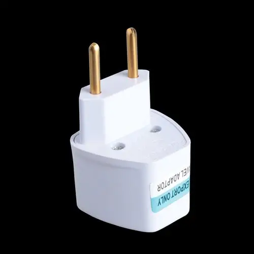 纯铜巴西规电源转换插头9c-1菱形嵌入式巴西旅行电源插头欧规插头