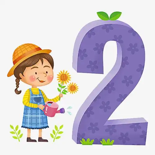 卡通创意数字2