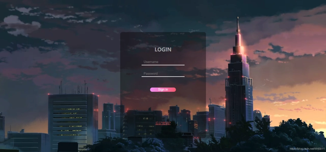 上面两个代码皆可实现一个简洁的登录页面,代码可直接使用(主要是背景