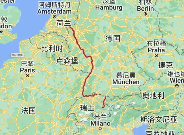 全长1230公里,流经6个国家,莱茵河为何沿岸都是发达地区?