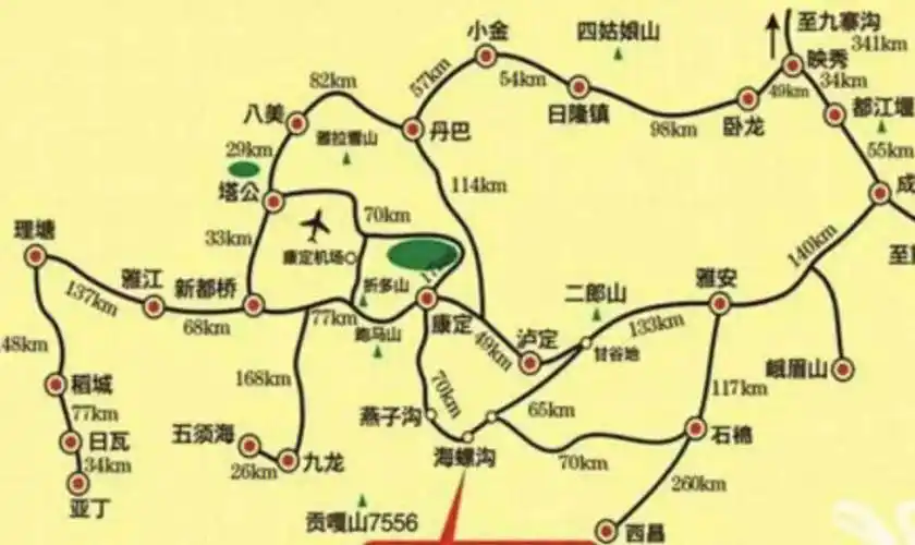 木雅大寺-雅拉雪山-塔公草原-木雅金塔-新都桥3,新都桥-雅江-理塘