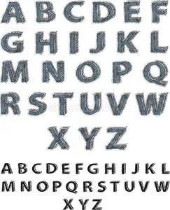 字母表的阴影图片