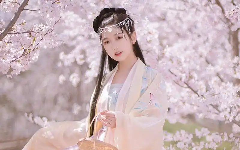 古风美女仙气唯美写真桌面壁纸