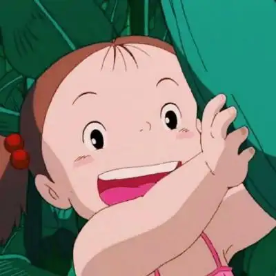 龙猫小女孩草壁米可爱头像