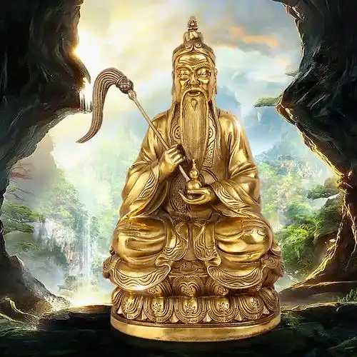 天御阁开光太上老君神像摆件道教用品三清人物其他特色工艺品