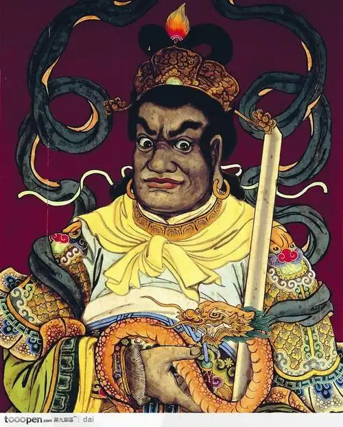 中华传统文化-古老的天神画像