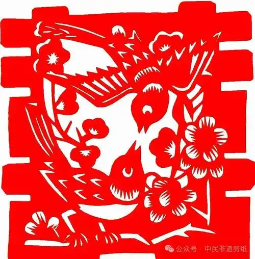 传承非遗】中民非遗剪纸百幅"囍"主题作品线上展_兰州_双喜_民间