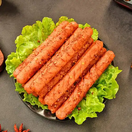 双汇煎烤42g90支火腿肠即食淀粉粉肠路边摊大包装即食肠类