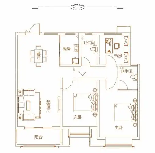 恒丰理想城户型图