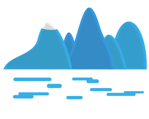 pngpsd2000*2000卡通手绘素描城堡山素材手绘山简笔画山中国风山水彩