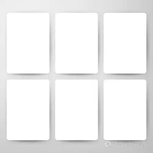 空白卡片样机模板