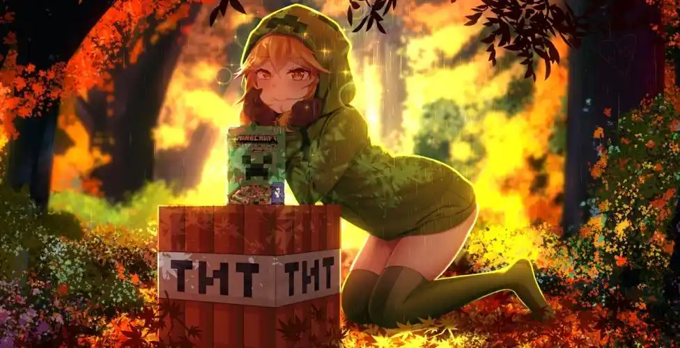 wallpaperengine我的世界苦力怕娘动态壁纸