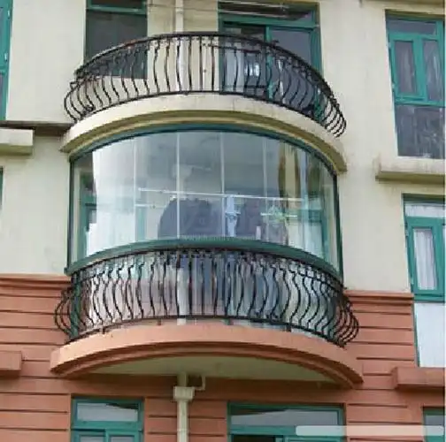 供应珠海弧形无框阳台_弧形无框阳台专业_中博装饰