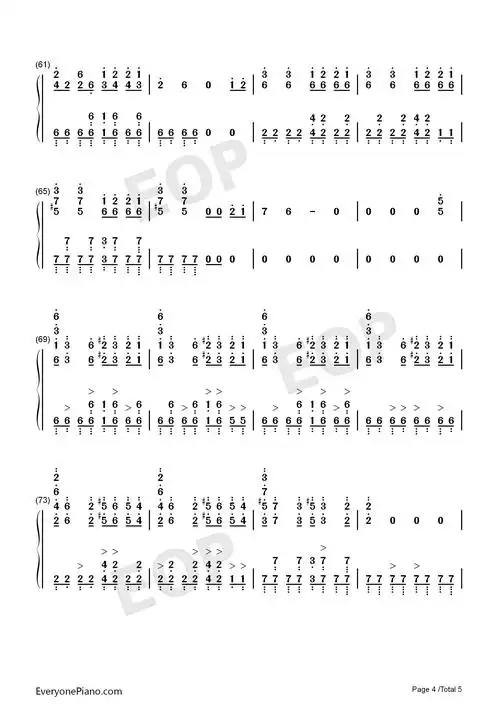 bad guy钢琴简谱-billie eilish演唱4