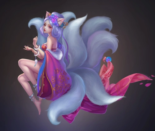 q版角色立绘九尾狐