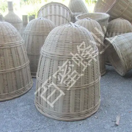舞万花口径23*高28收蜂笼野外收蜂竹制品手工竹编招蜂笼捕蜂蜜蜂透气