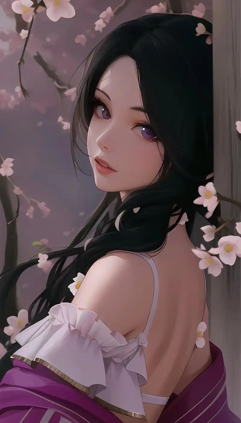 古风少女,三张图差不多,但也是差很多#抖音图文来了 #二次元 - 抖音