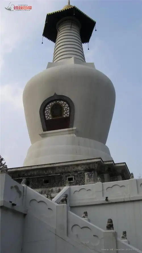 瘦西湖白塔图片素材