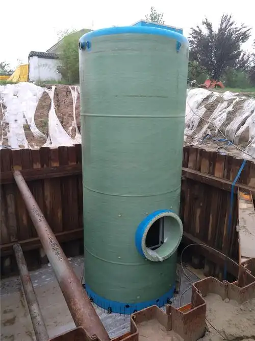 玻璃钢体3000mm*4500mm 一体化雨水提升预制泵站