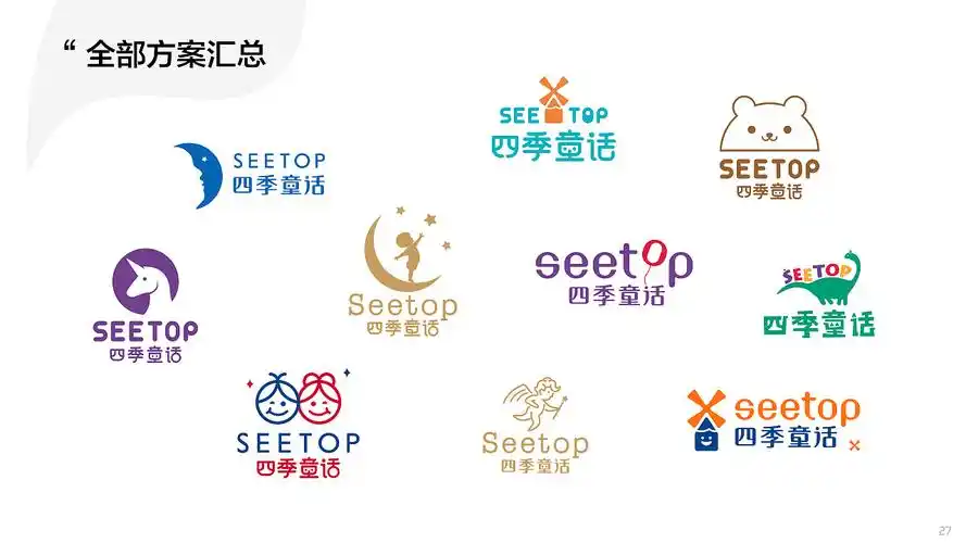 四季童话 服装品牌logo设计提案