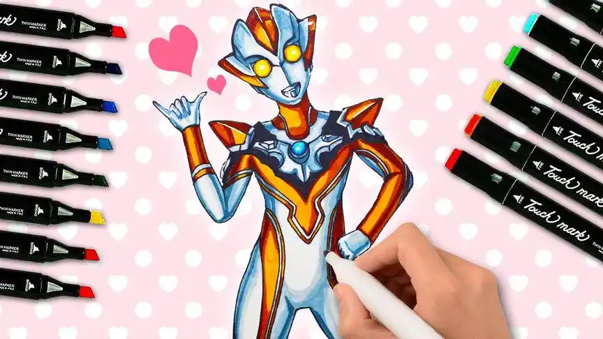 为人们带来幸福与爱的使者可爱俏皮的格丽乔奥特曼