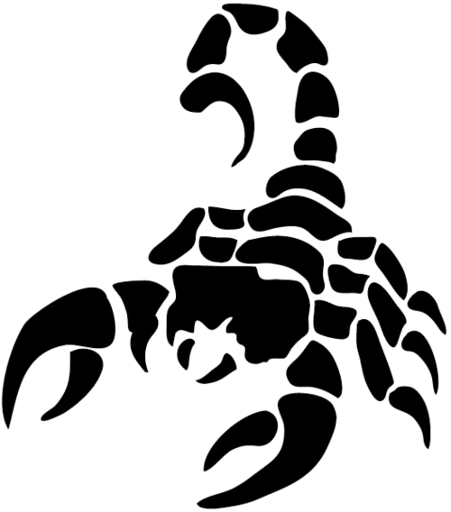 可爱蝎子纹身图片-简约可爱蝎子纹身图片模板无水印下载_懒人图库