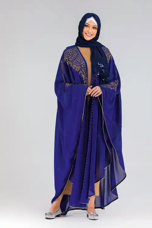宗教风格服装穆斯林 abaya 水钻优雅时尚宽松女性长袍 - buy abaya 穆