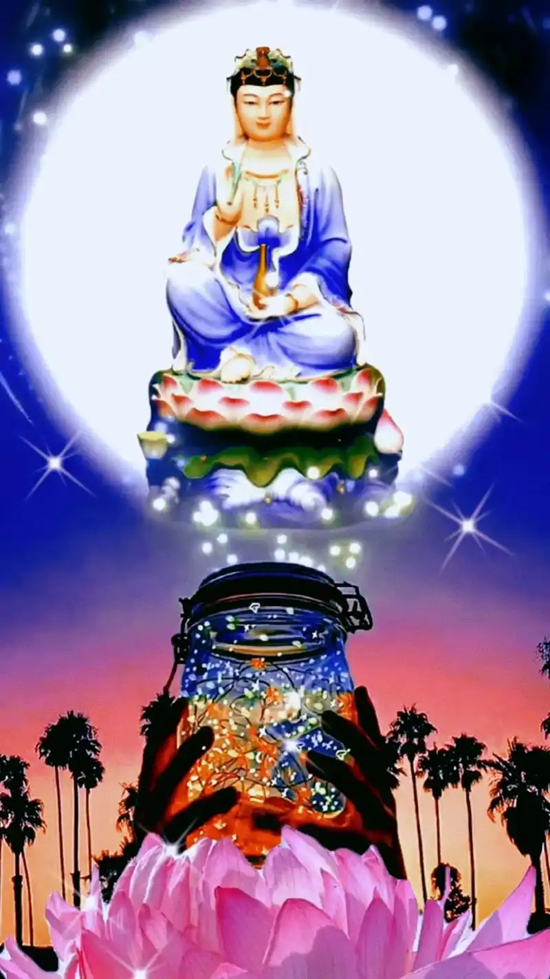 观音菩萨保佑,接福接财接平安.#抖音图文来了 抖音搜索流量来 - 抖音