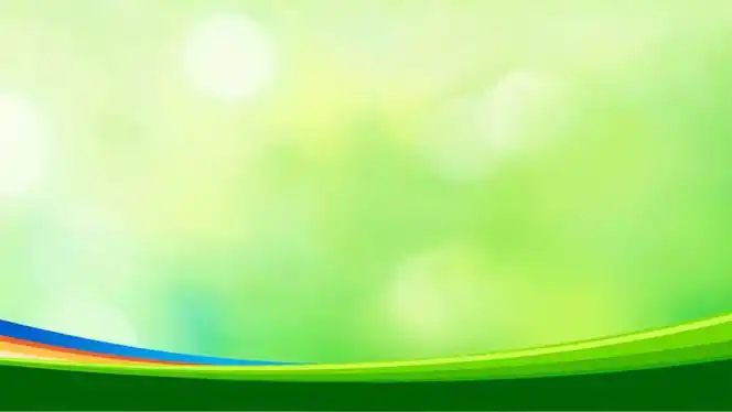 三张绿色模糊幻灯片背景图片 - 第一ppt