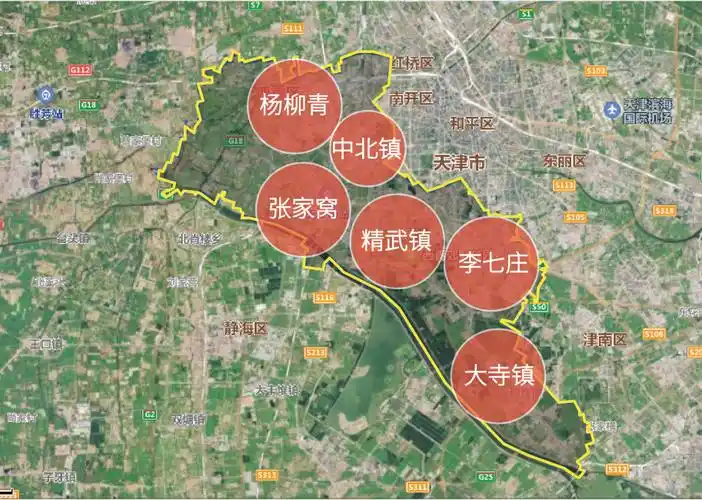 精武镇位于西青区西南部,东接李七庄街,靠着天津理工大学,天津师范