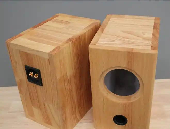 音箱橡胶胶木实木4寸定制马克官方箱体图纸hifi音箱