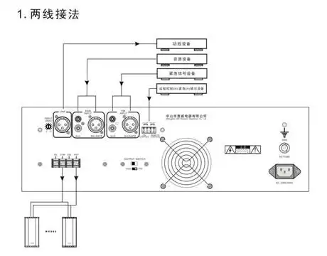 后级广播功放 a-360