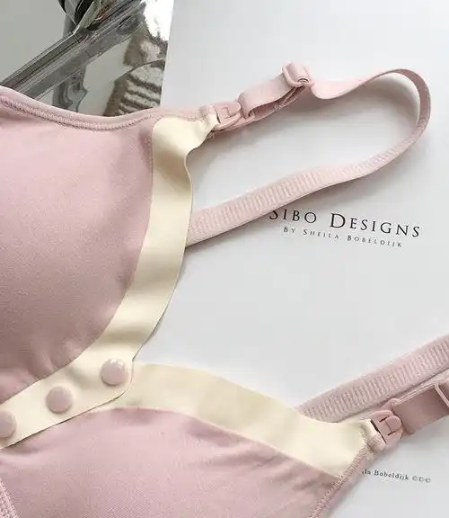 范哲琳前排扣文胸内衣产前后双开扣孕妇妈咪无钢圈防下哺母乳喂奶睡眠