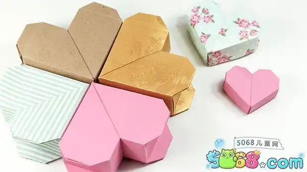 5068儿童网折纸盒子大全图解简单漂亮的收纳盒8 5068儿童网简易胜工