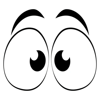 卡通漫画眼睛表情