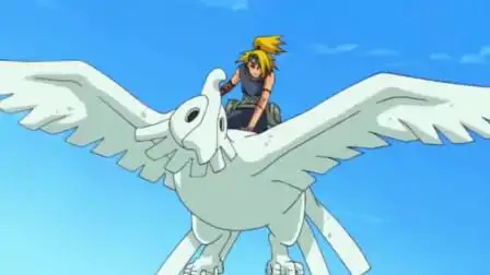 火影忍者:气急败坏的迪达拉用出c4迦楼罗, 佐助身体都被分解了!