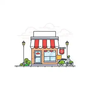 超市大楼图片-超市大楼素材-超市大楼插画-摄图新视界