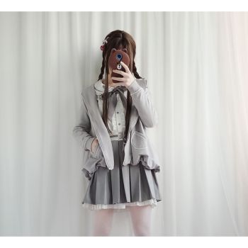 唤伊 春秋装lolita洛丽塔洋装全套水手jk制服学院风套装女两萝莉塔裙