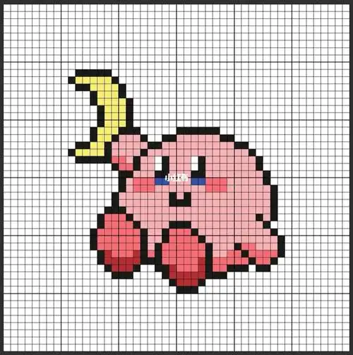 像素画星之卡比