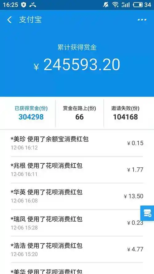 12月支付宝红包大放送,为何有人领导几十万,我们才领几分钱?