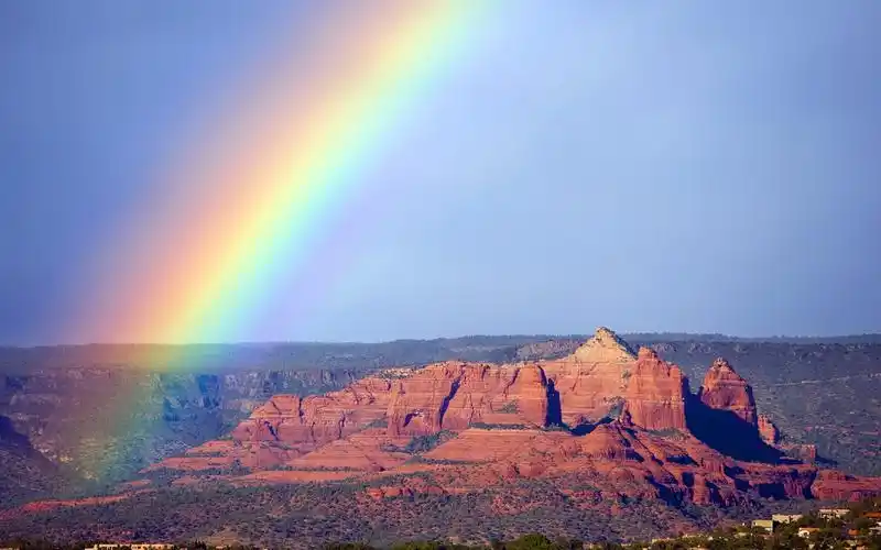 大自然奇特彩虹风景电影壁纸