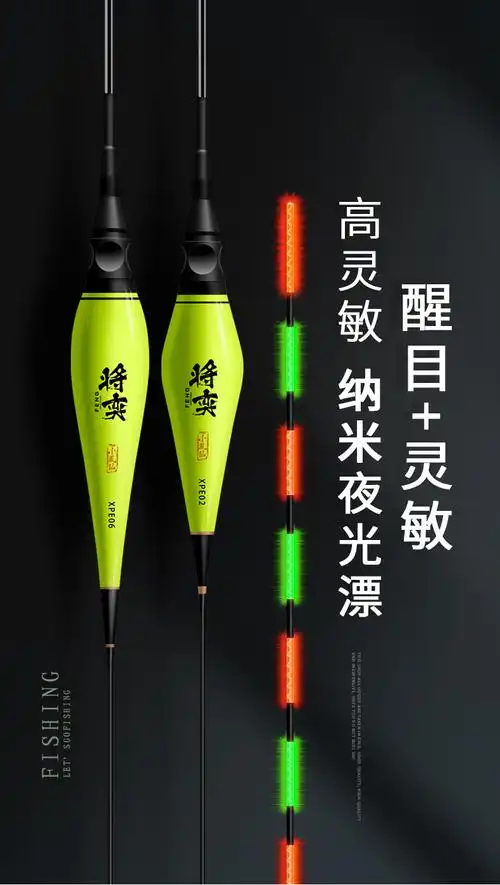小凤仙夜光漂水无影高灵敏纳米超亮电子漂鲫鱼漂鱼漂醒目全套鱼标