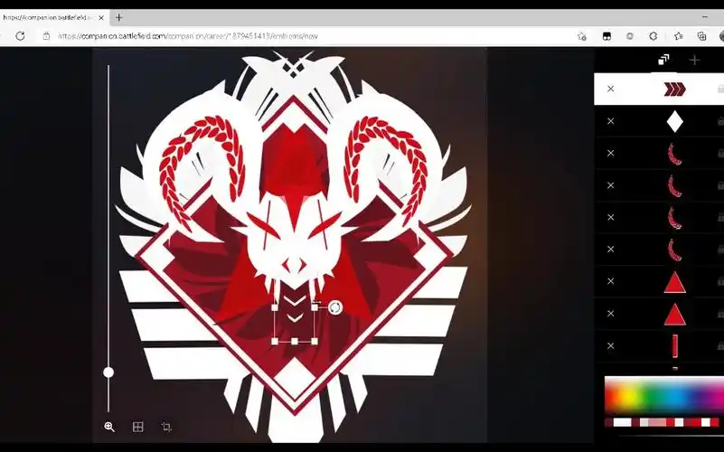 活动作品战地一图章制作过程apex猎杀者勋章