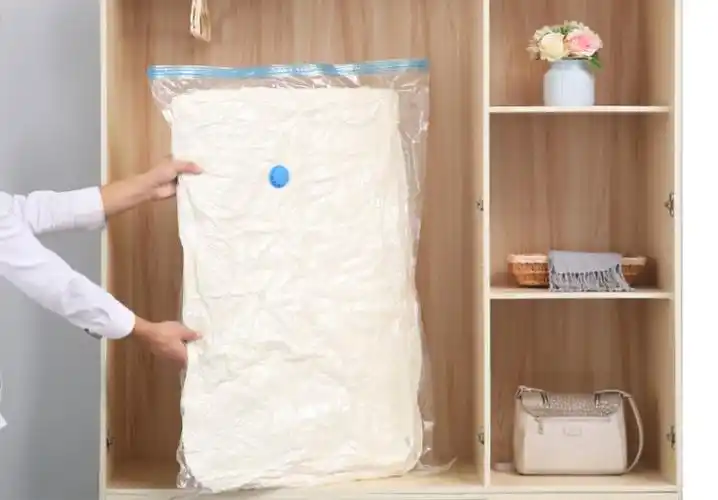 透明抽气真空压缩袋收纳袋棉被子衣物真空袋特大号中号满送电泵