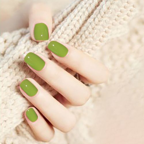 【送贴花】夏天果绿指甲油显白免烤持久易涂不可剥流行色美甲油