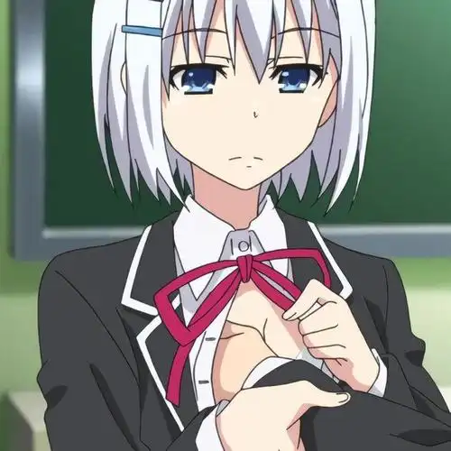 《约会大作战》鸢一折纸,长相最正经却最会刷牛忙,动漫头像壁纸