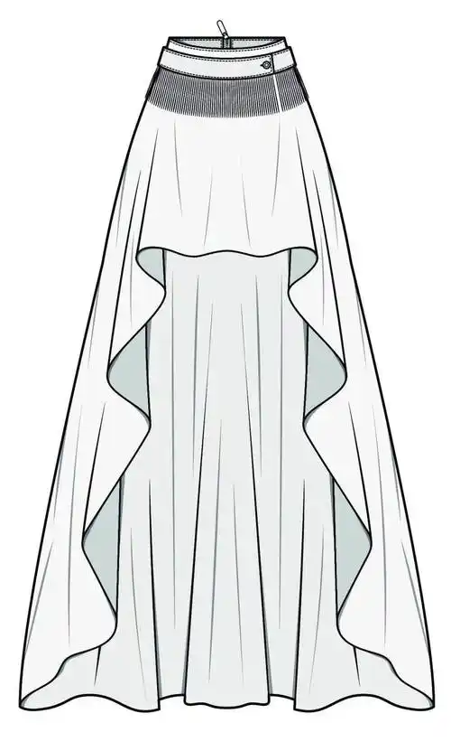 300款-半身裙-款式图(超·超·超全款式设计)