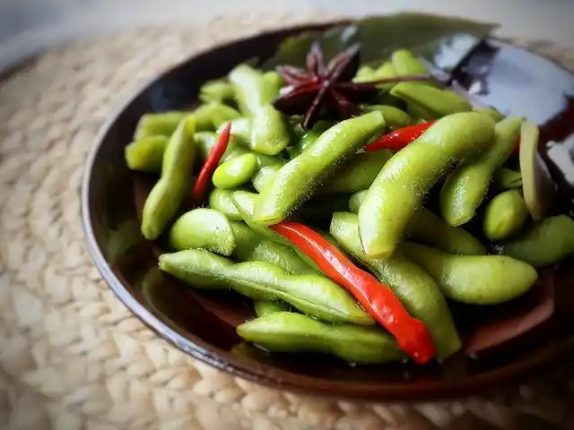 健康低脂卤水毛豆