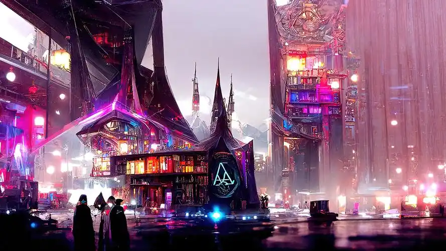 有什么赛博朋克风格的图片或者壁纸? - 知乎